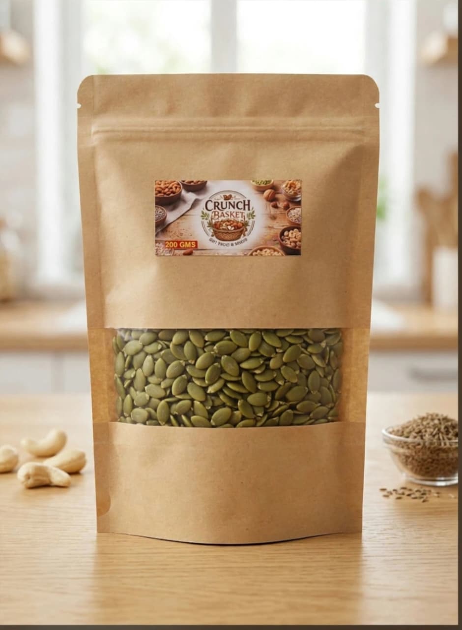 Crunch Basket Premium Pumpkin Seeds – 200g