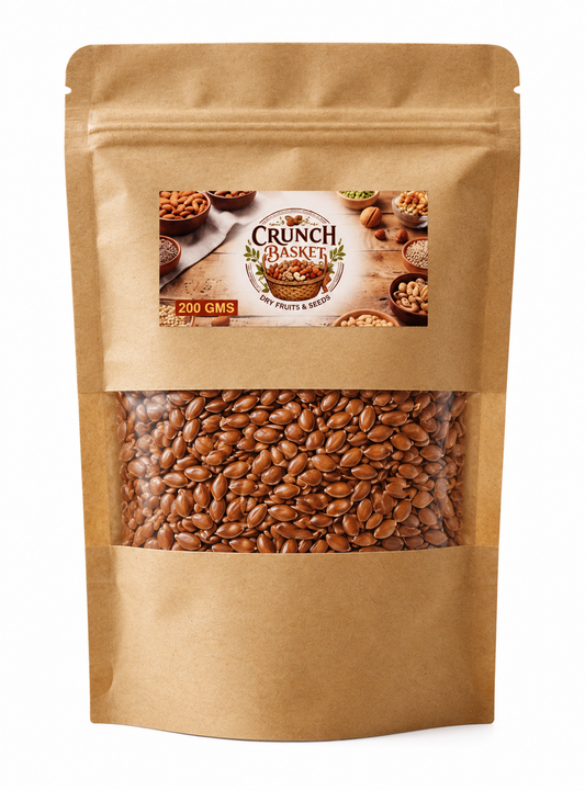 Crunch Basket Premium Flax Seeds – 200g
