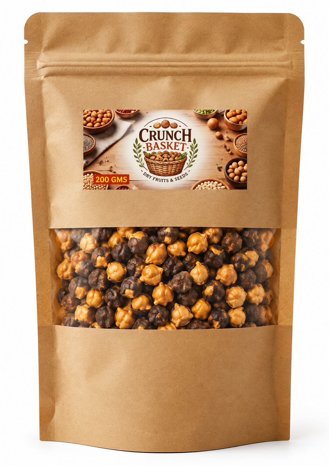 Crunch Basket Roasted Black Channa – 250g