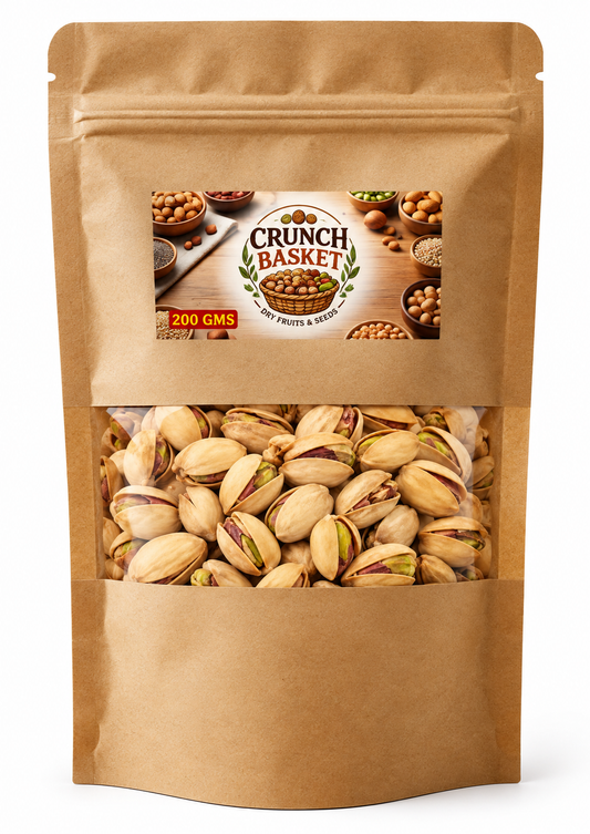 Crunch Basket Premium Salted Pistachios – 250g