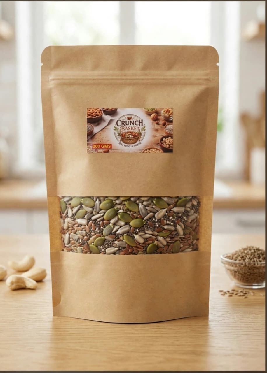 Crunch Basket Premium Mixed Seeds – 200g